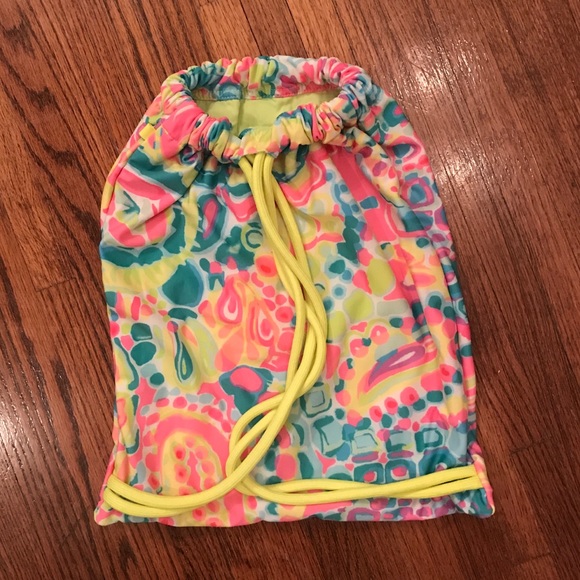 lilly pulitzer drawstring backpack